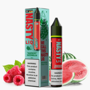 Bottle of Raspberry Watermelon e-liquid by Nasty Liq Nic Salts in India