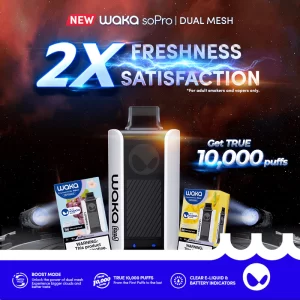 Waka soPRO PA10000 Disposable - Rechargeable Vape in India