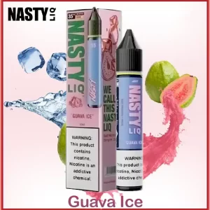 Bottle of Guava Ice e-liquid by Nasty Liq Nic Salts in India