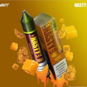 Bottle of Creamy Tobacco e-liquid by Nasty Liq Nic Salts in India