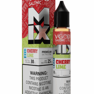 VGOD Iced Cherry Lime Nic Salt 25mg/50mg bottle – cherry, lime, and menthol flavored nicotine salt e-liquid available at Puff Edge India