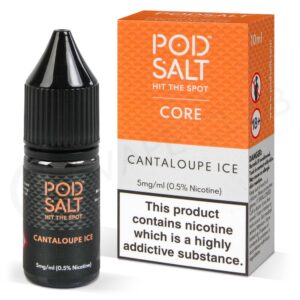 Pod Salt Cantaloupe Ice Nicotine Salt in India – sweet melon with icy finish by PuffEdge