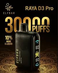 Elf Bar Raya D3 Pro Disposable Vape 30000 Puffs with 10% Extra Liquid and Ergonomic Design – PuffEdge India